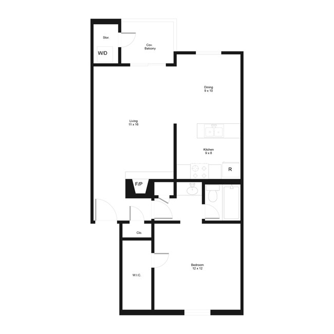 Floorplan - Short Hills Apartments