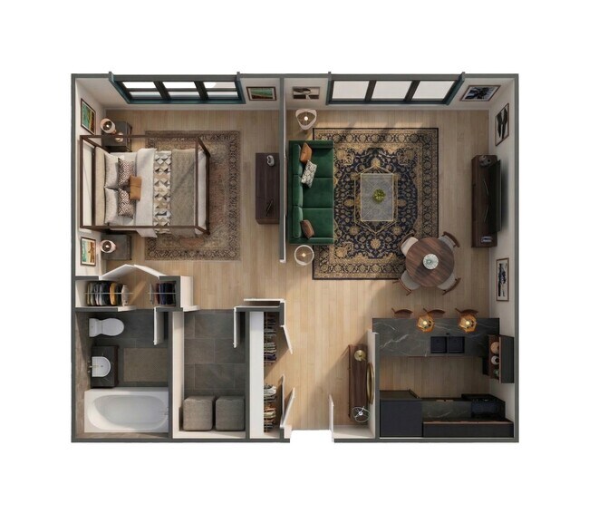 Floorplan - Atrium Apartments
