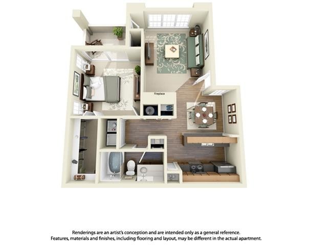 Floorplan - Turnberry Isle Apartment Homes
