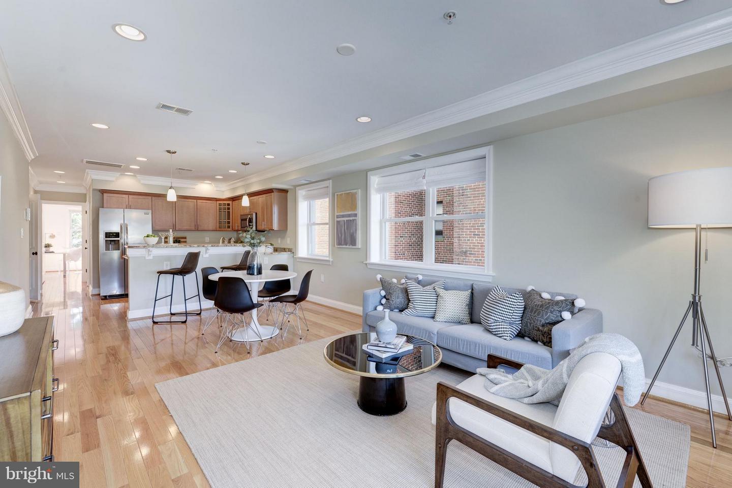 Spacious living room and dining room - 5511 Colorado Ave NW