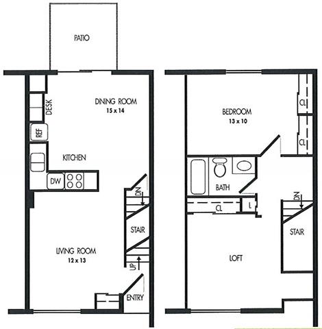 Floorplan - Arbor Pointe Townhomes