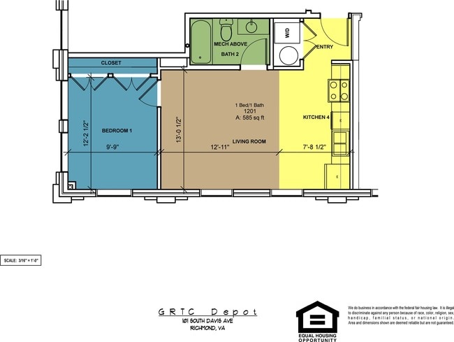 Floorplan - Cary Street Station