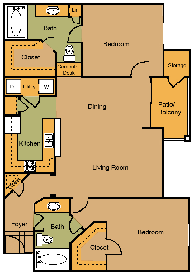 Floorplan - Cascade at Fountain Lake