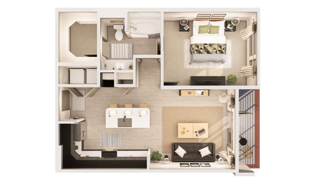 Floorplan - The Rey Downtown