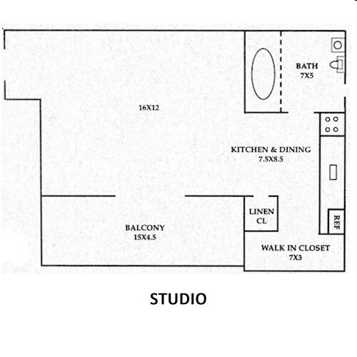 Studio - Countryside Apartments