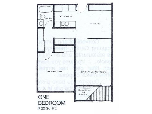 Floorplan - Woodlake Apartments