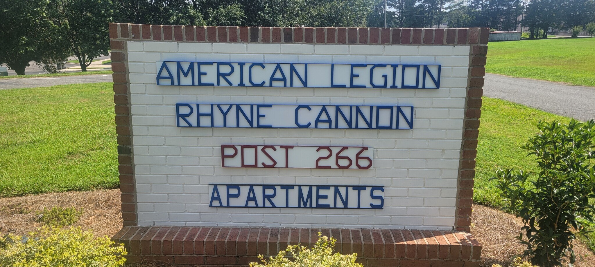 Front yard sign - 216 Legion Dr