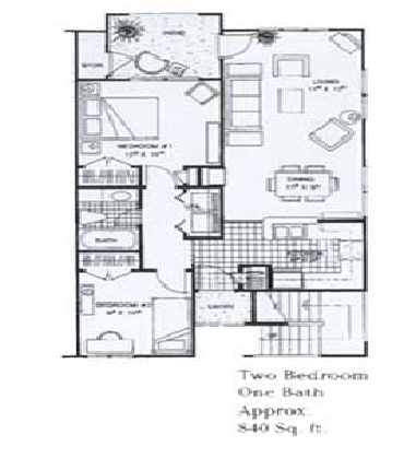 Floorplan - Jeffries' Ridge Apartments