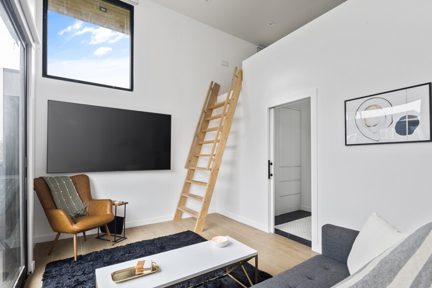 Stairs to Lofted Bedroom - 144 S Wilton Pl
