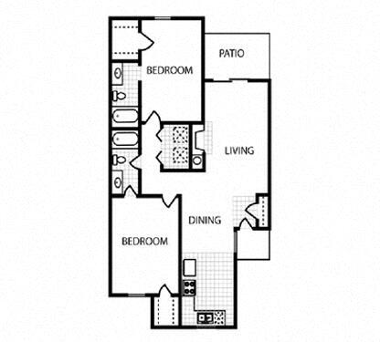 Floorplan - Overton Park Apartments