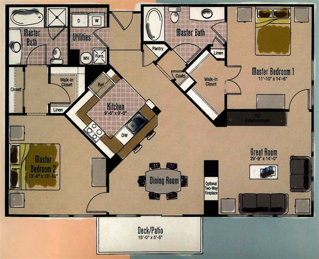 Floorplan - 10176 Park Meadows Dr