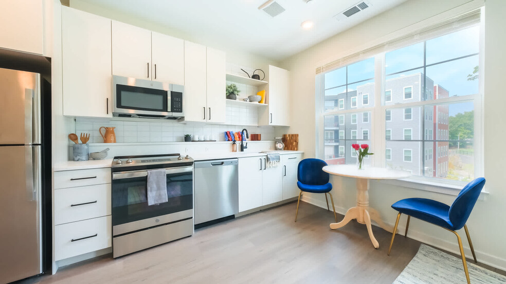 Kitchen with Stainless Steel Appliances - Alexan Harrison