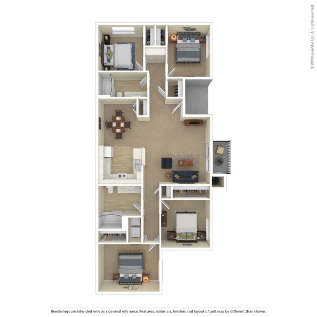 Floorplan - Carrington Pointe Apartments