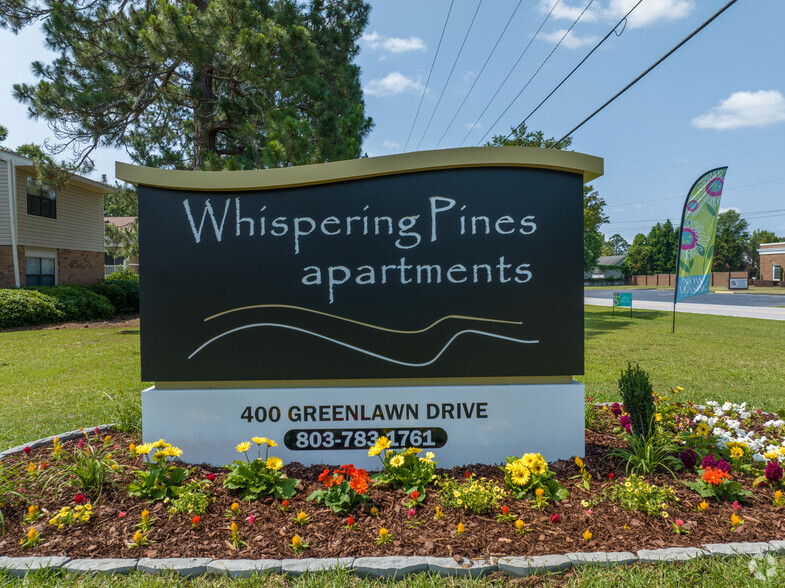 Greenlawn Entrance - Whispering Pines