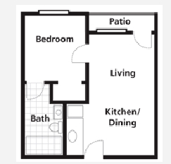 1BR/1BA - Emerson at Rosemeade Park