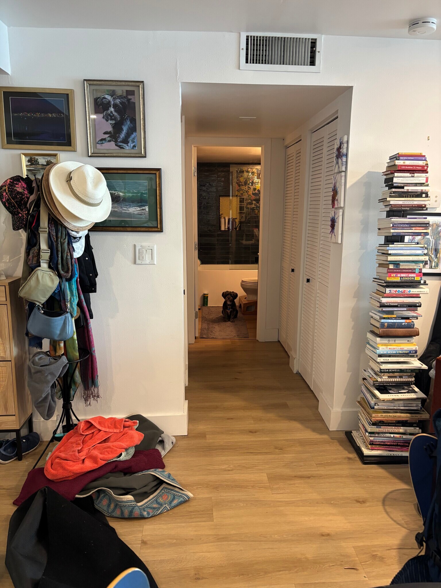 Hallway to bedroom, bath - 7665 Sun Island Dr S