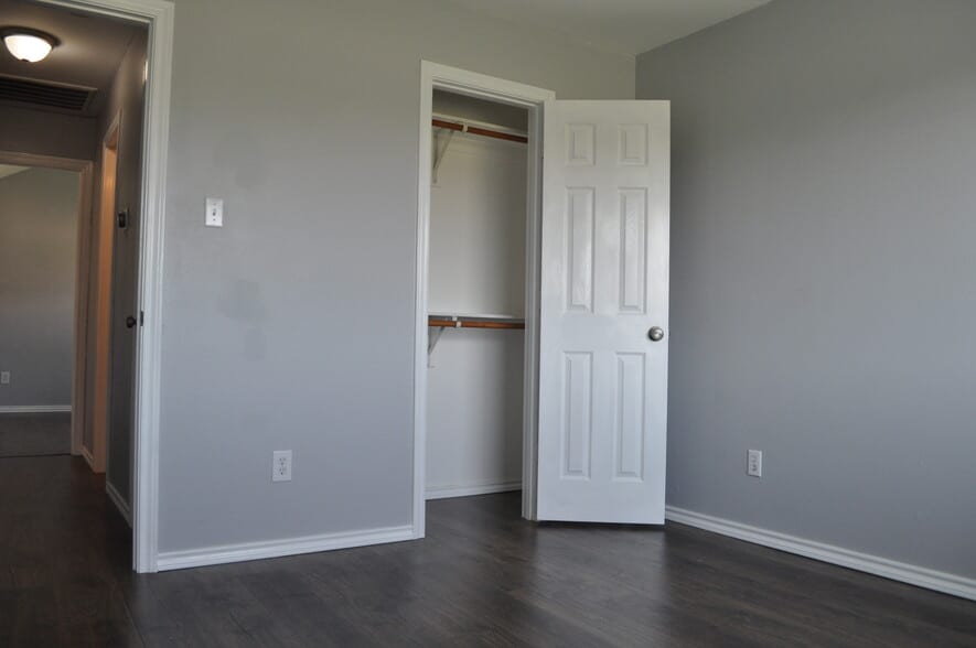 Bedroom two closet - 705 Katy Ln