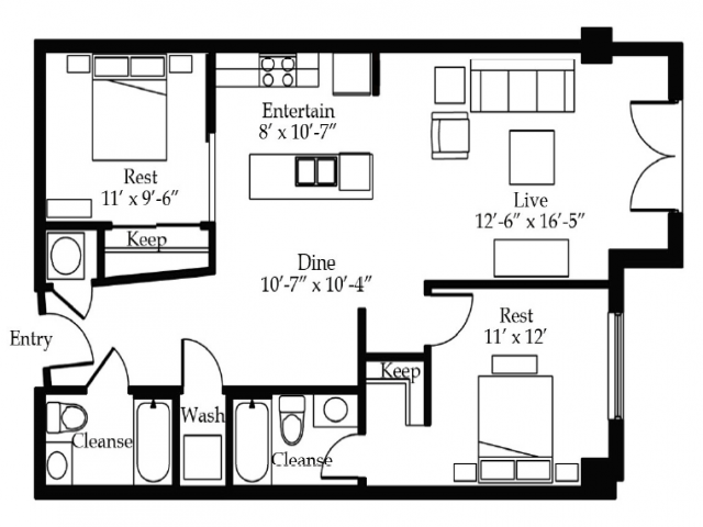 Floorplan - The Marquee at Belle Meade