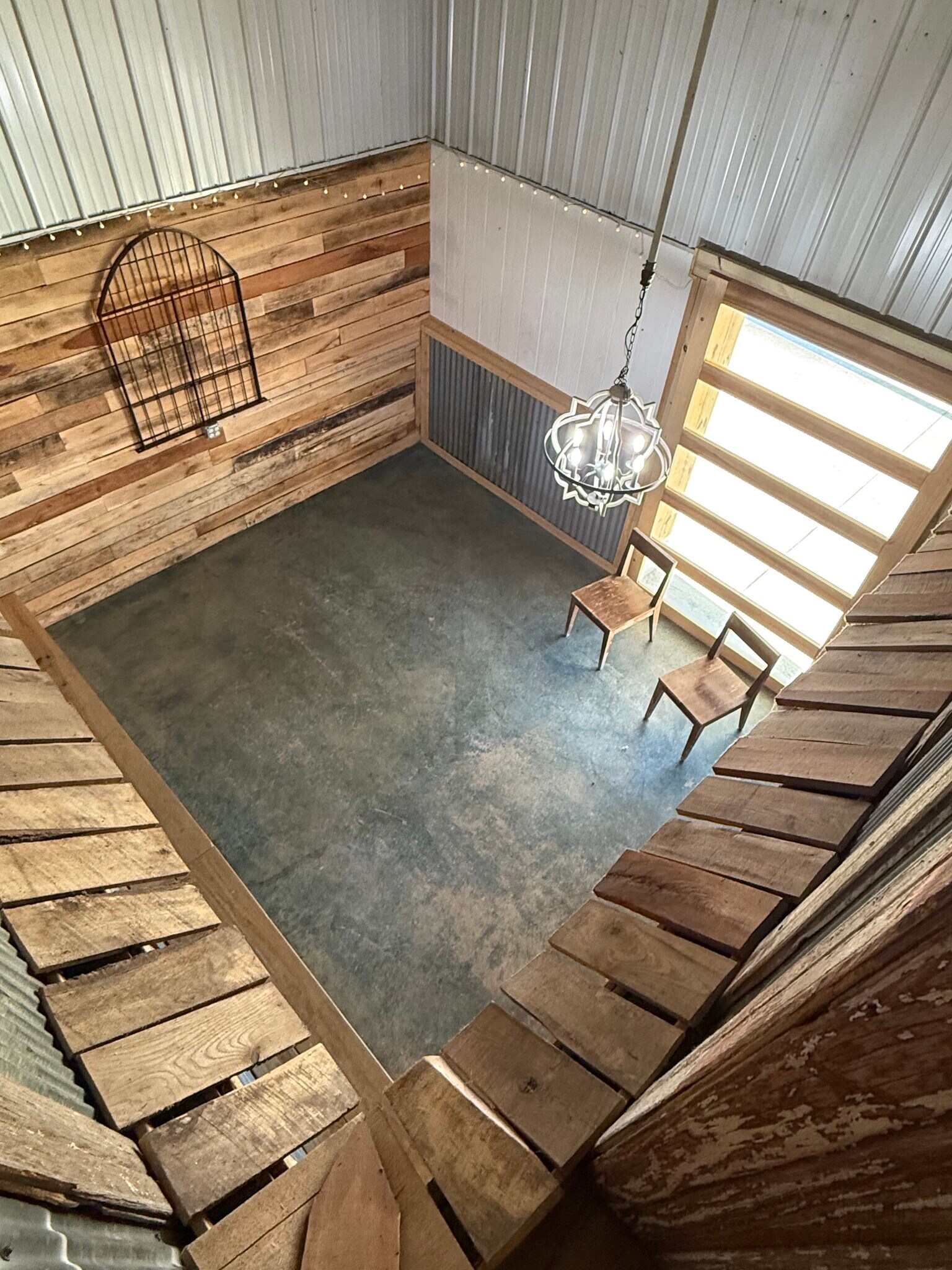 Dining area view from loft - 13360 US Highway 62 NE