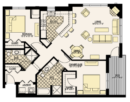 Floorplan - Westmarke Condominiums