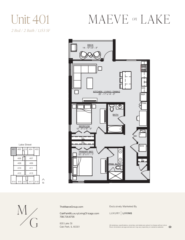 Floorplan - Maeve on Lake