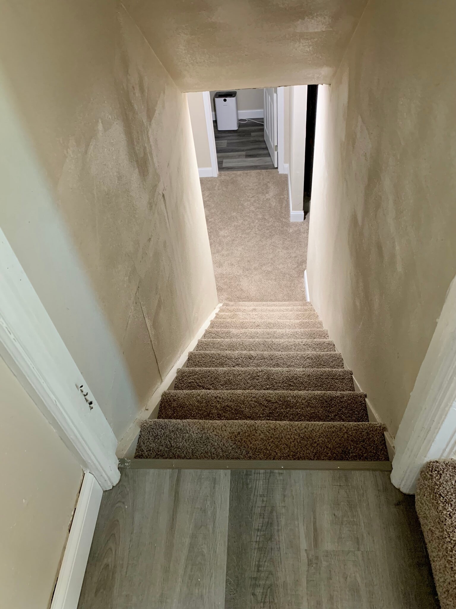 Stairs to basement - 821 W 7th St