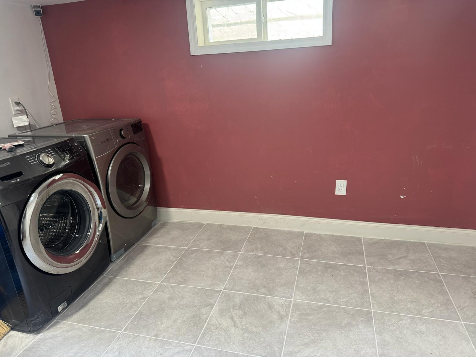 Laundry and storage area - 332 Midland Ave
