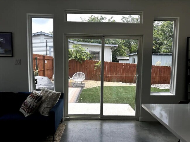Backyard Entrance from Living Room - 1827 Gorman