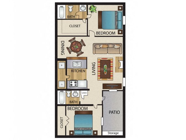 Floorplan - 5636 Apartment Homes