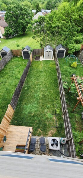 Yard View from Above - 846 Northwestern Ave