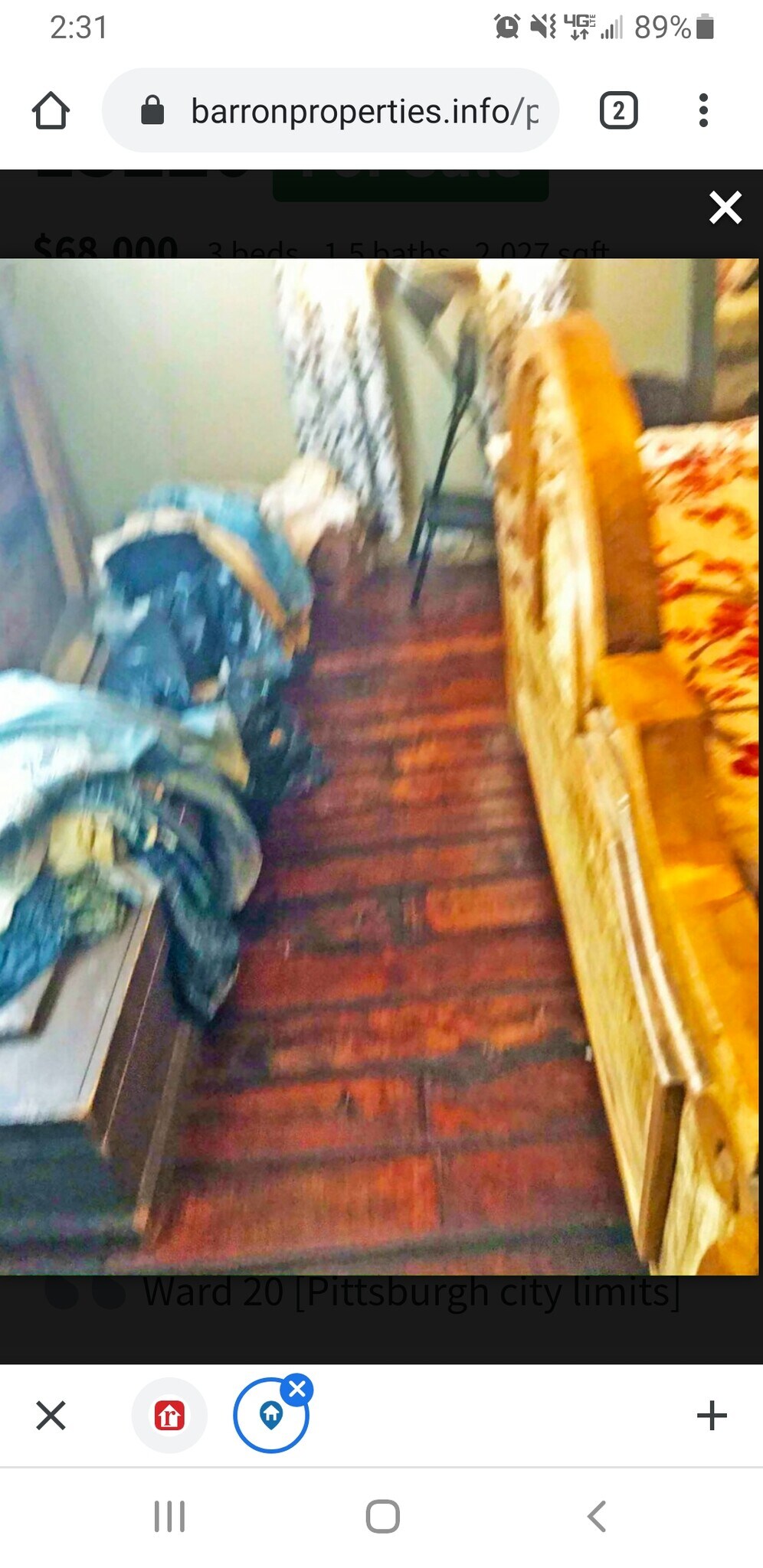 Bedroom 2 leads to captive attic, dressing room or office - 1117 Fredonia St