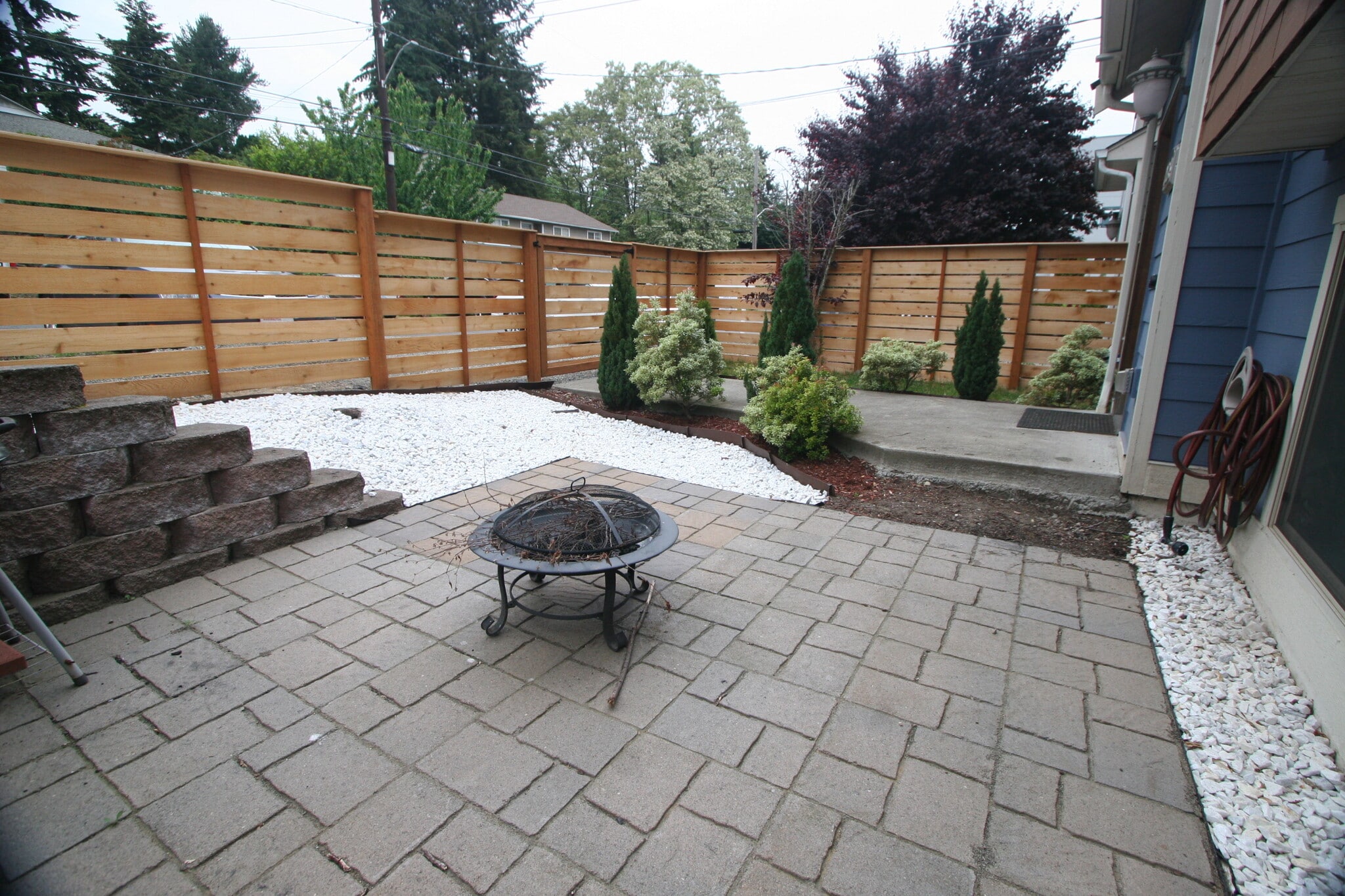 Fully Fenced Hardscape Patio - 10734 Whitman Ave N