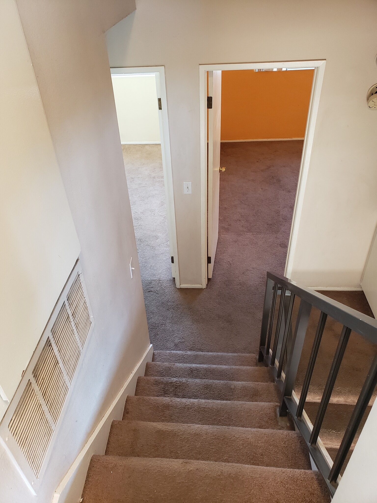 3rd floor landing looking at 2nd floor landing. Spare Bedroom and Guest Bedroom - 1360 Alessandro Dr