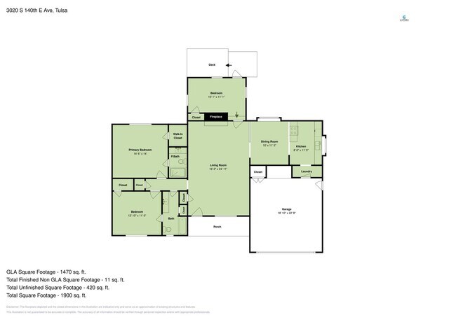 Building Photo - Start your new year in this charming 3 bedroom, 2 bath home located in the heart of Tulsa.
