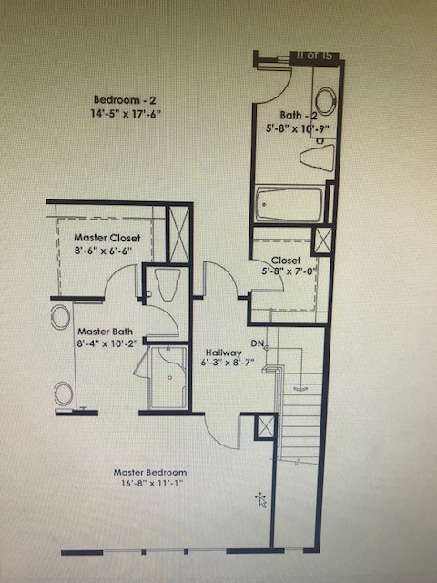 3rd Floor Plan - 11904 Mendenhall Ln