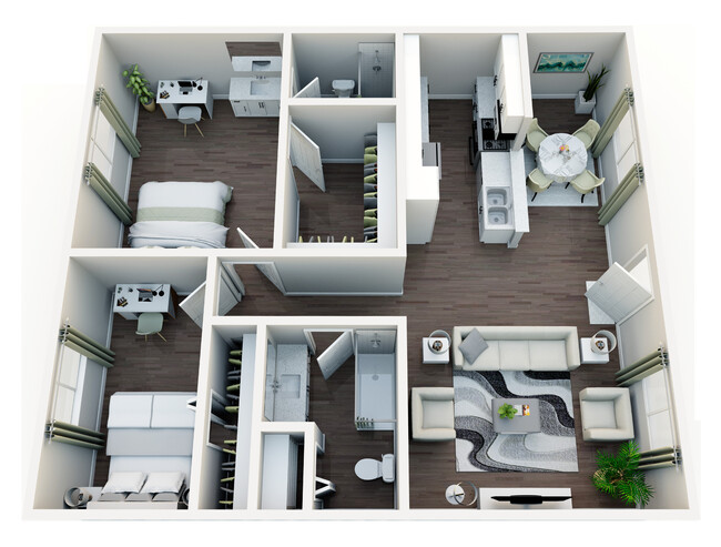 Floorplan - Bristle Pointe Apartments