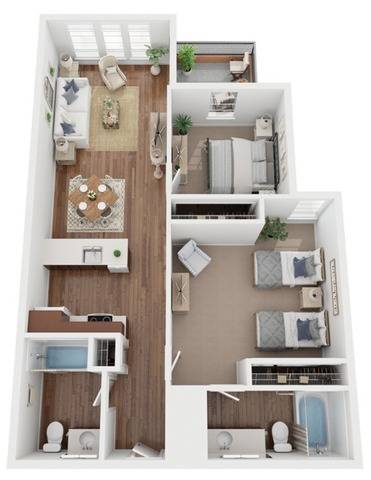 B8 Floorplan - Telegraph Gardens