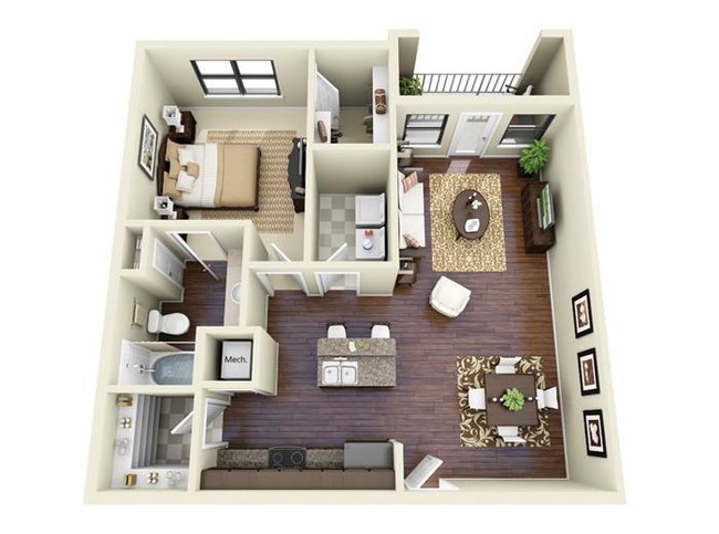 Floorplan - Skyview West Apartments