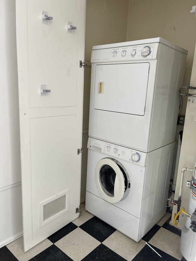Washer and Dryer in kitchen - 1827 18th St
