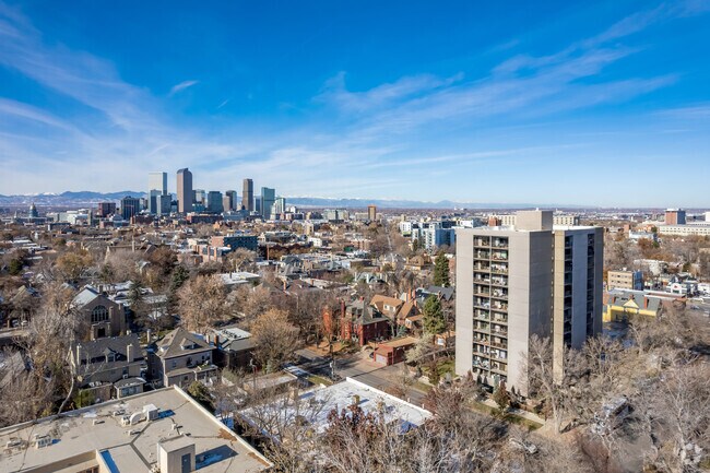 Aerial Photo - Towers At Cheesman Park