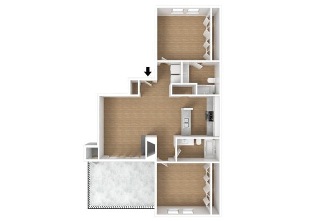 2A Floor Plan - Woodland Oaks