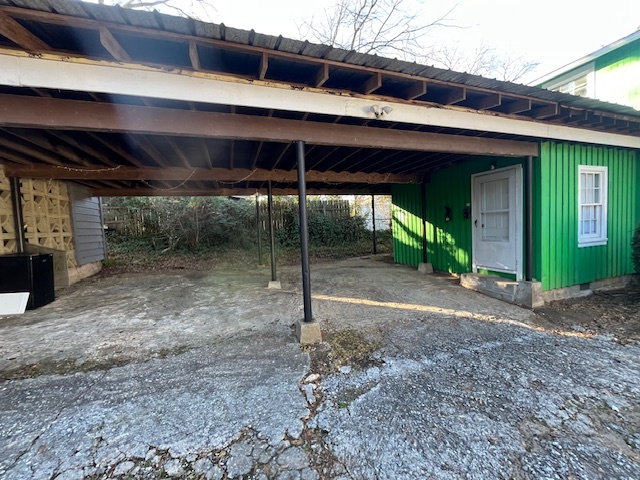 Carport located by back door - 185 Nantahala Ave