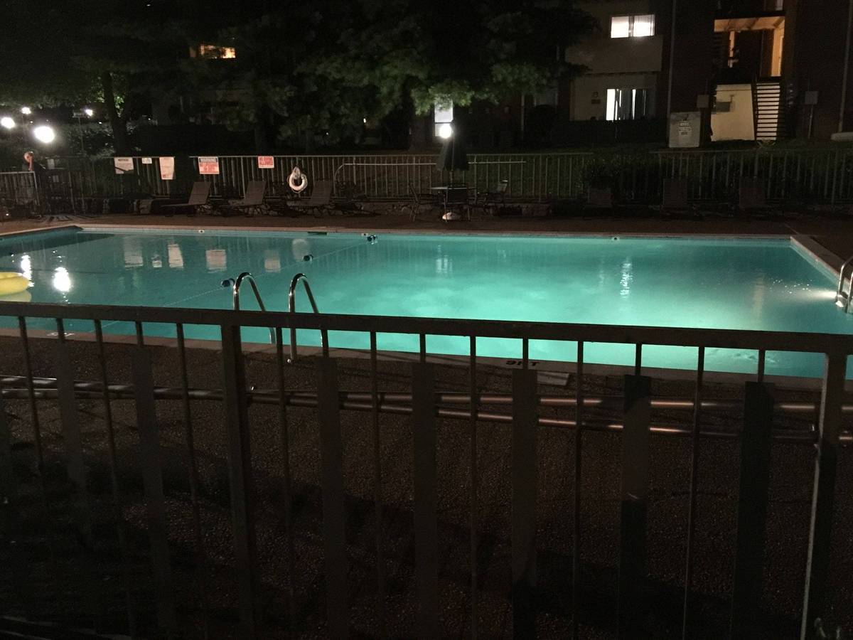 Pool at Night - 515 Basswood Ave