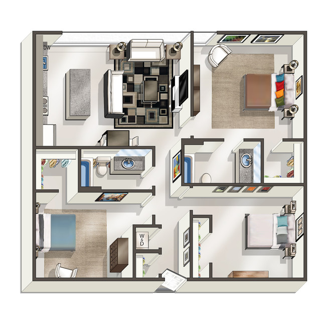 Floorplan - Argon Apartments