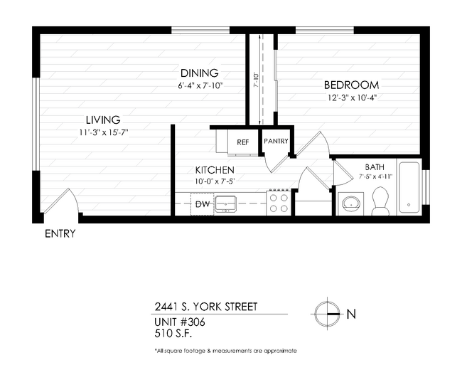 Floorplan - 2441 S. York St.