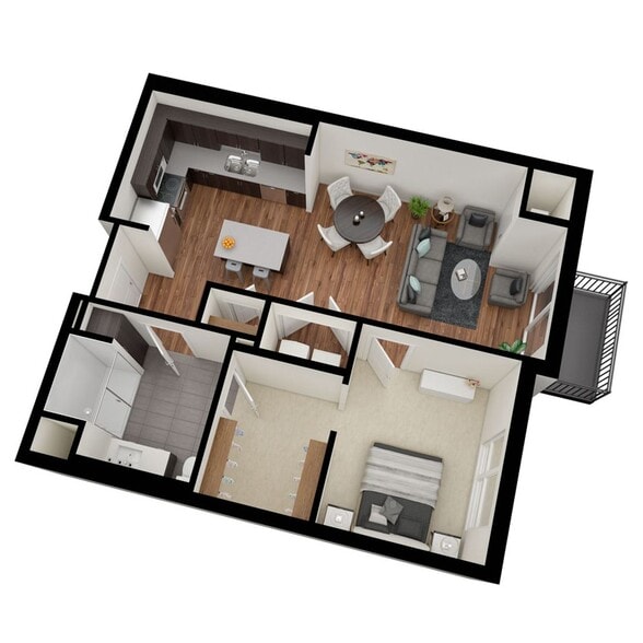 Interior Photo - Lakeside Flats