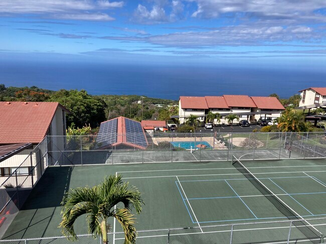 Overlook complex amenities including heated pool, basketball court, & tennis court - 79-7199 Mamalahoa Hwy
