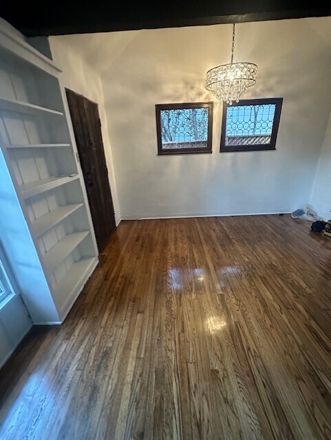 Living room, enjoy too tall, built-in bookcases - 367 Beloit Ave