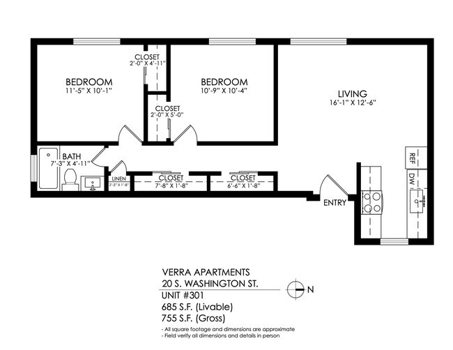 Floorplan - Verra Apartments