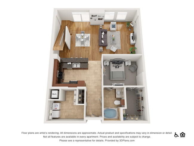 Floorplan - The Residence at Southpark